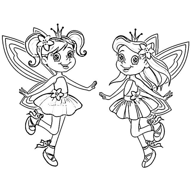 The Holiday Site Fairytale Fairies Coloring Pages Free And