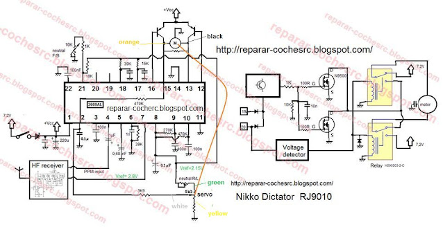 RJ9010  2609AL  NJM2609 Nikko Dictator diagrama componentes