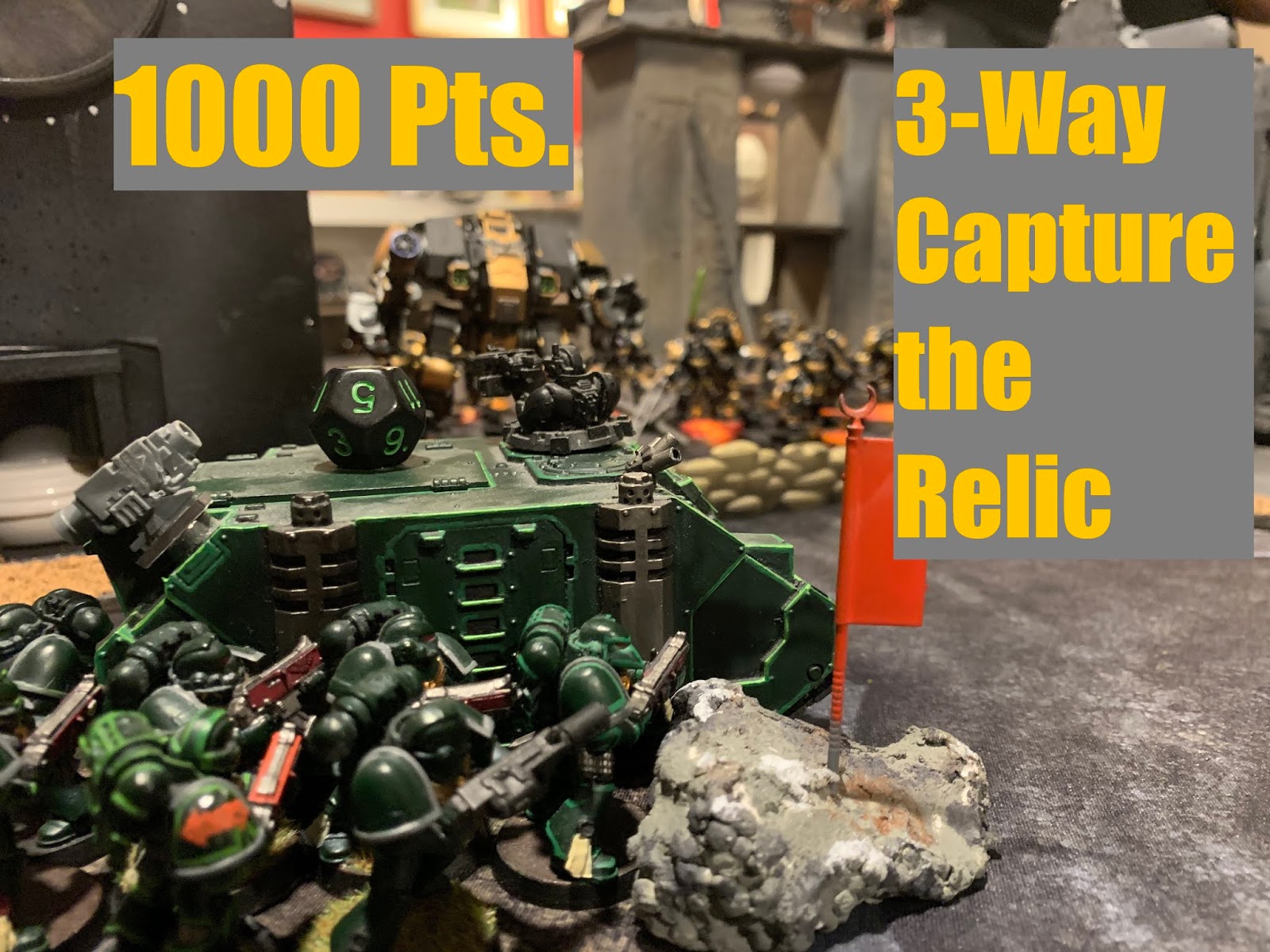 3Way Capture the Relic Warhammer 40k Battle Report