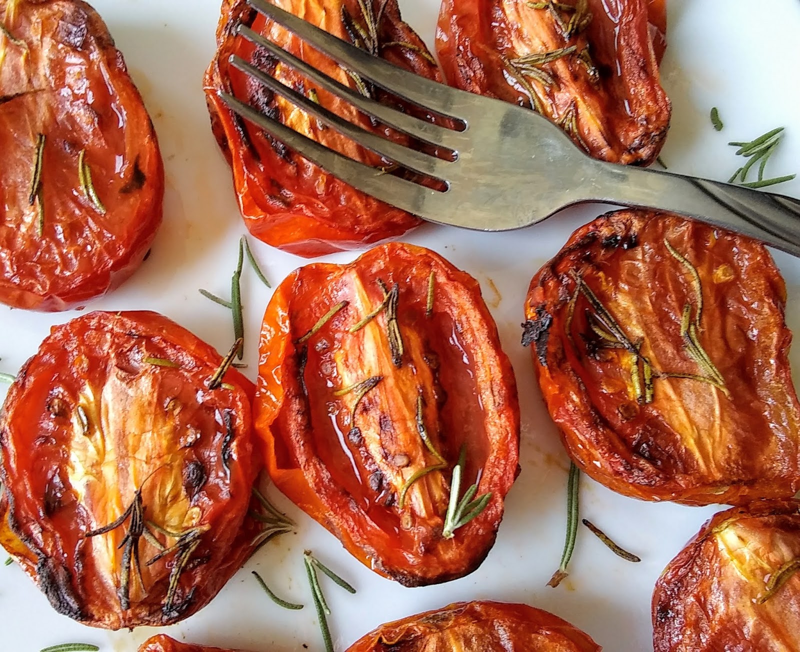 Before you start cooking, make sure to wash all of the tomatoes and pat