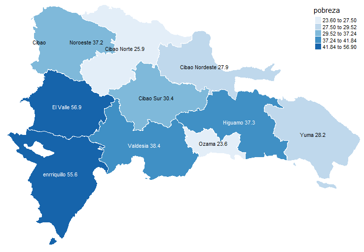 Economía Aplicada: 5 pasos para crear mapas de República Dominicana en R
