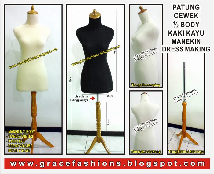 Jual Mannequin Patung Baju Display GRACE FASHION MANEKIN