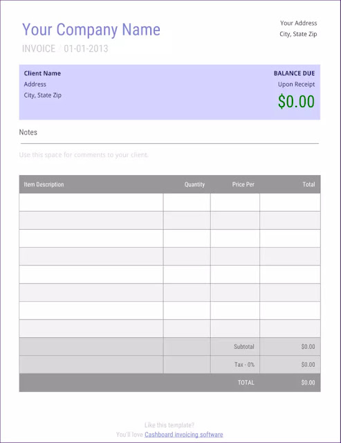 Template Google Docs Gratis untuk Membuat Faktur-3 Template Google Docs Gratis untuk Membuat Faktur-3