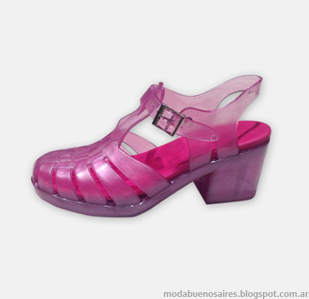 Sandalias plásticas primavera verano 2015 Hoku Shoes.