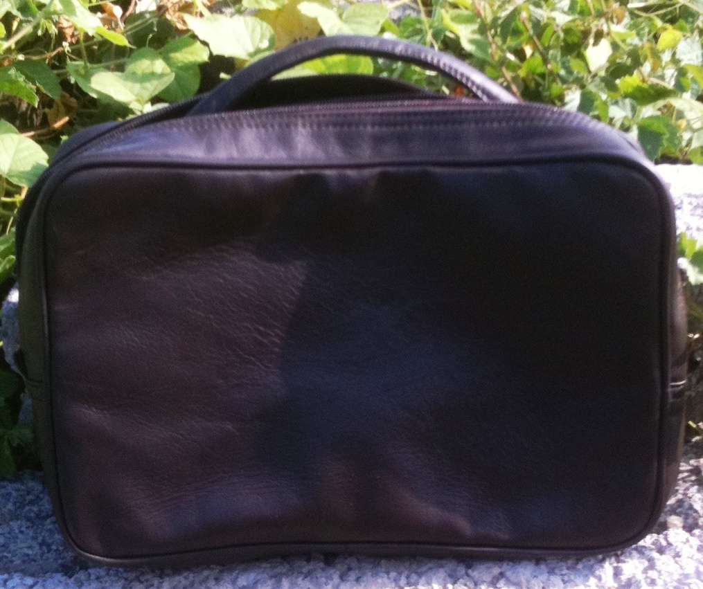 Leather Bag Bali Leather Travel Bath Bag