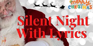 Silent night with letters | Christmas Carol