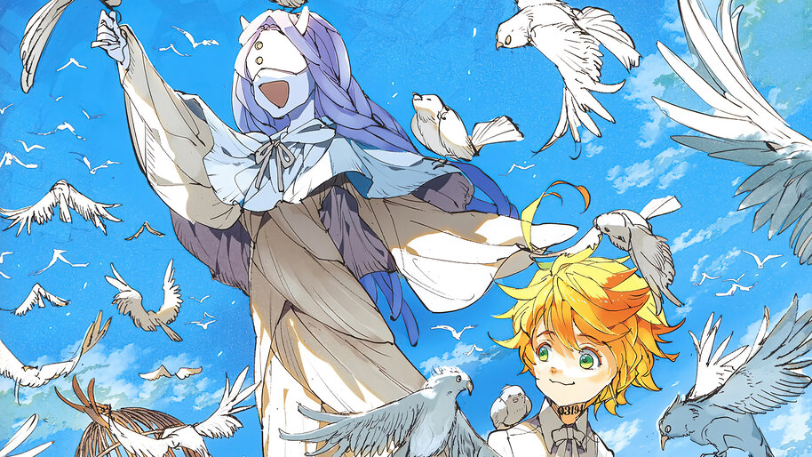 #5.3001, The Promised Neverland, Mujika, Emma, 4K Wallpaper PC Desktop