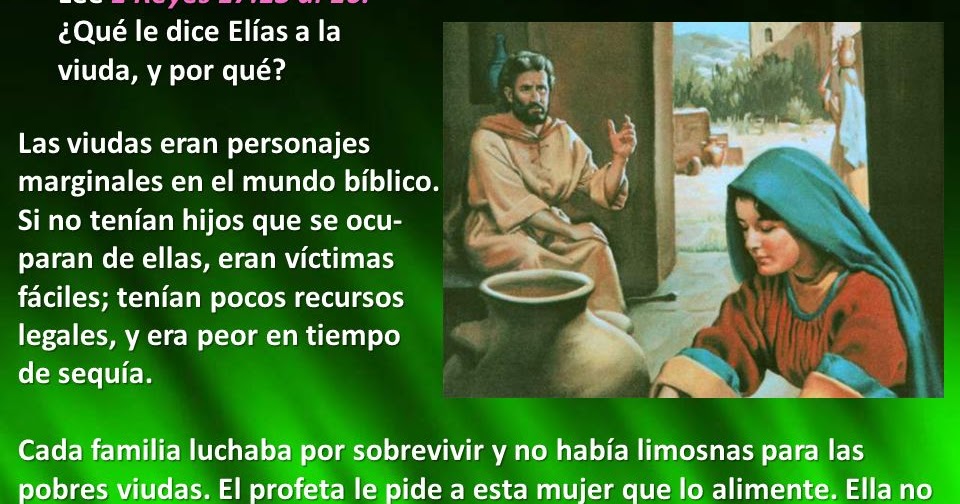 TEOLOGÍA DE MENOS A MAS LA VIUDA DE SAREPTA