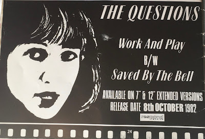Advert for the Questions single on the respond label from the Solid Bond In Your Heart tour programme