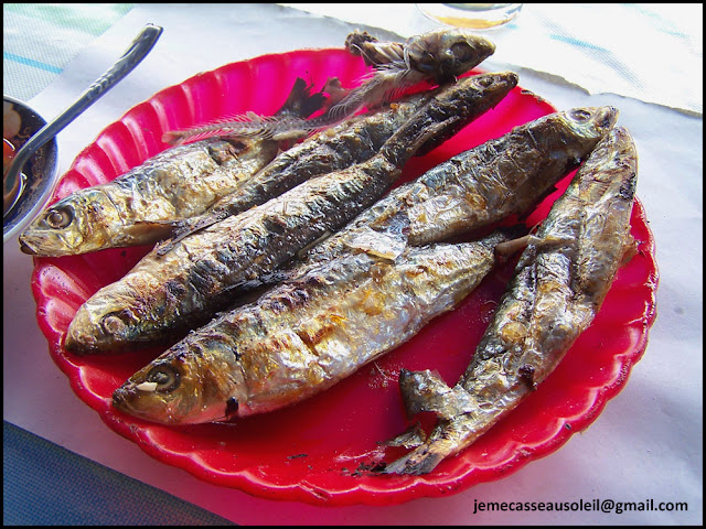 Assiette de sardines à Tamri