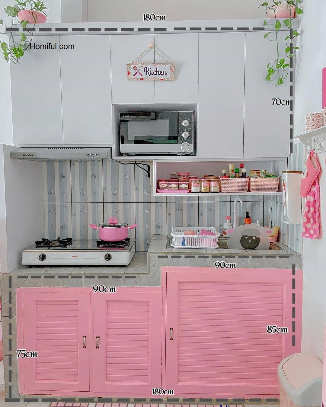 18 Cute And Cozy Kitchen For Girls Ideas ~ Homiful.com   Design ...
