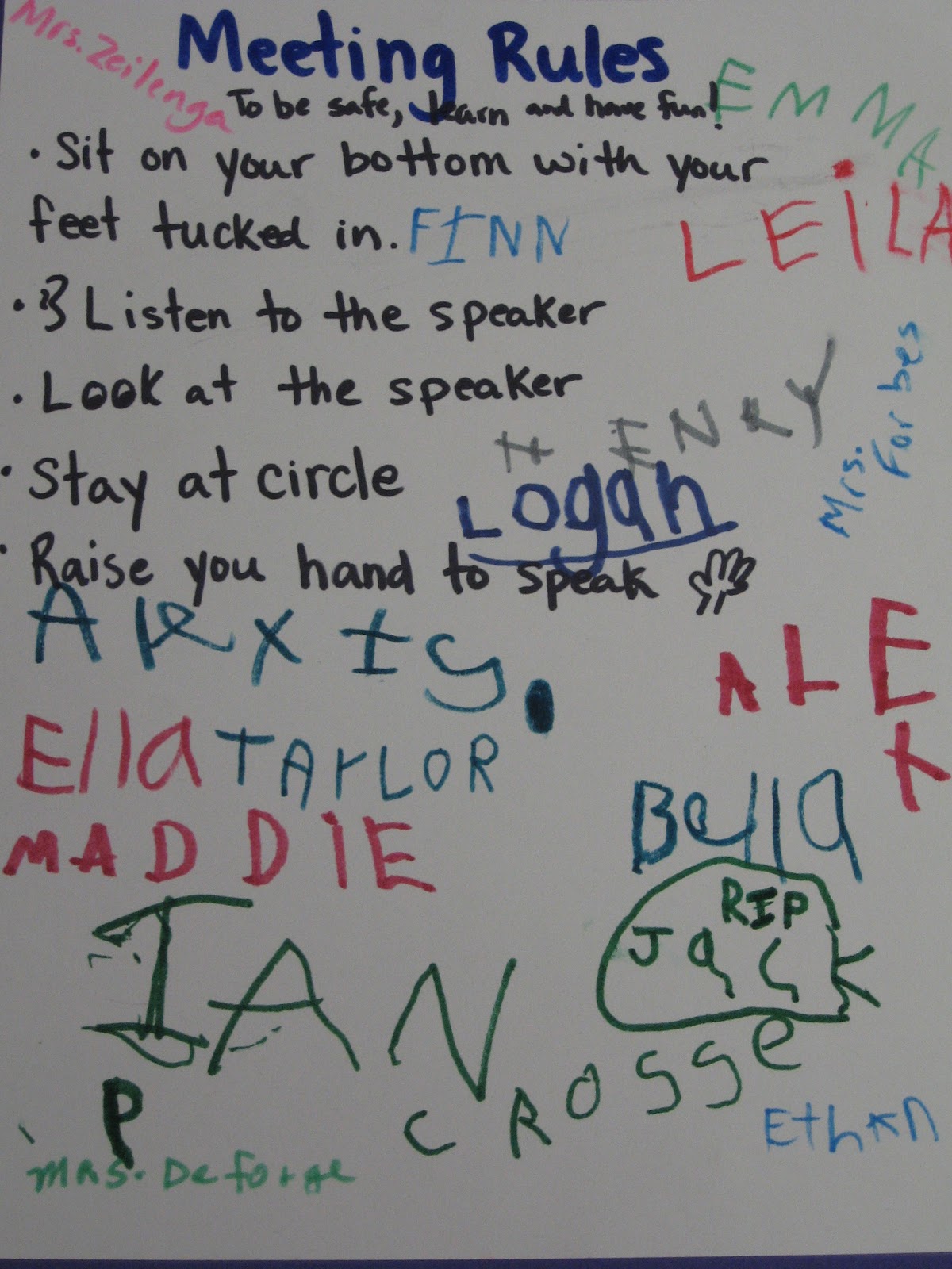 Kindergarten Rocks!!: Classroom Expectations