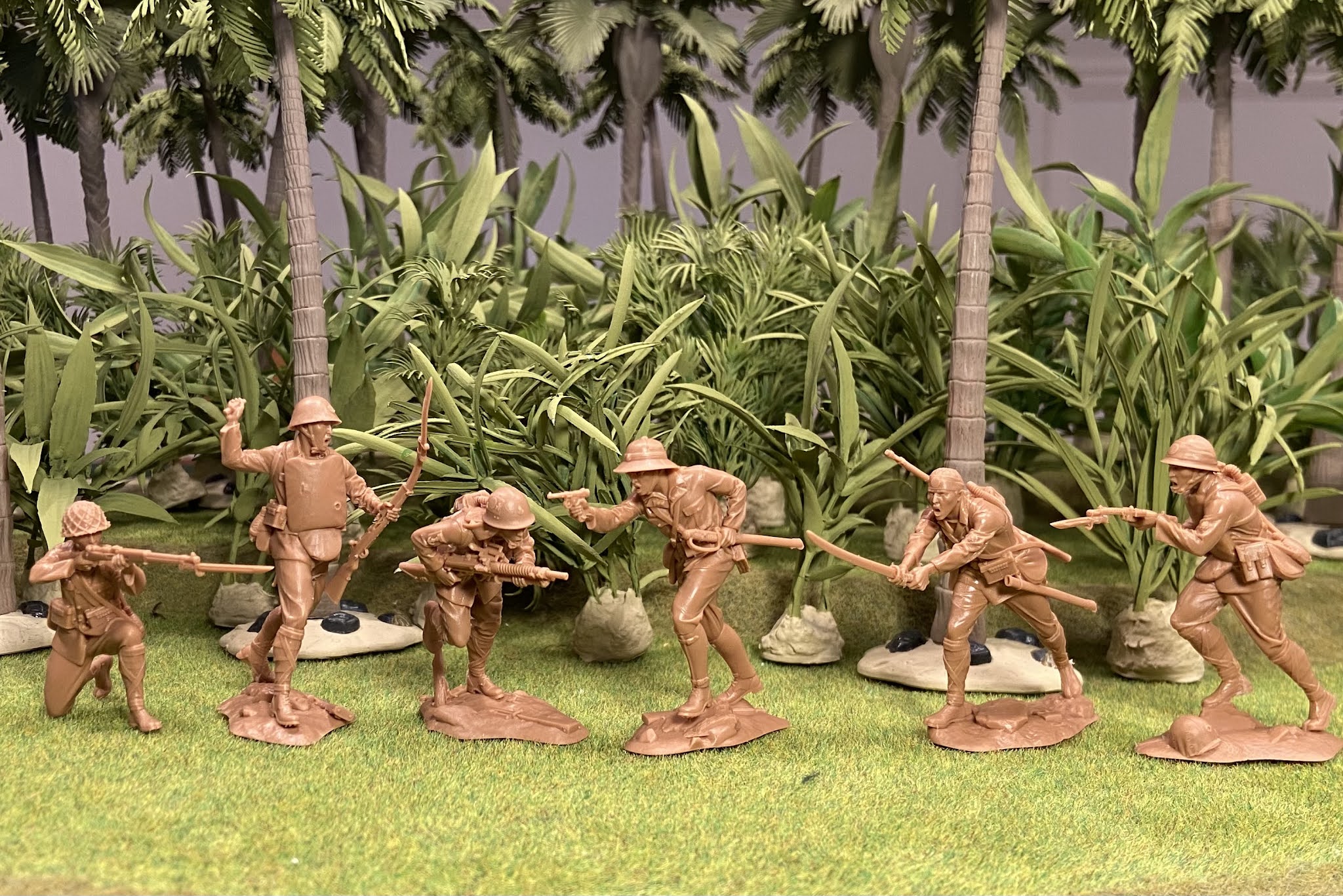 WWII Plastic Toy Soldiers Introducing the Japanese Naval Infantry