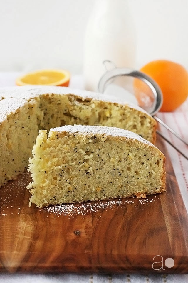 ambrosia Orange Poppy Seed Cake