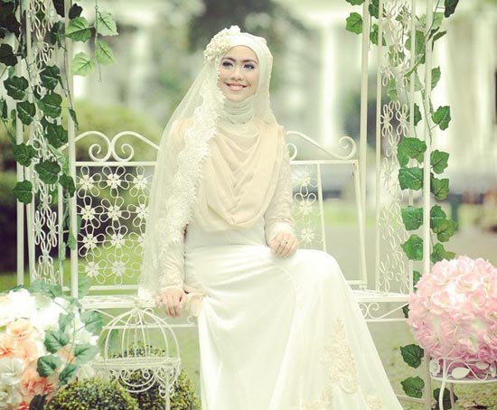 baju nikah modern 