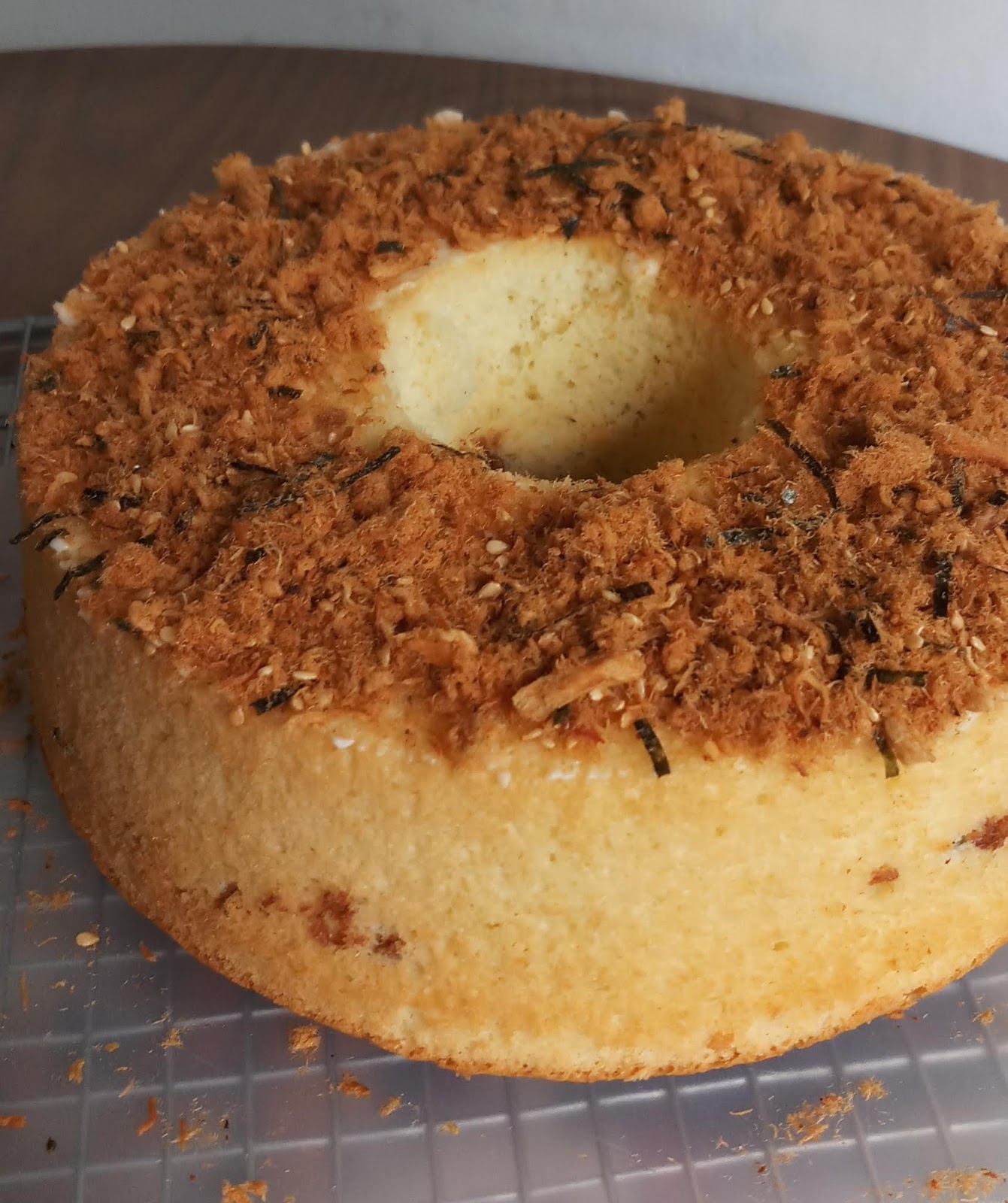 Pork Floss Chiffon Cake