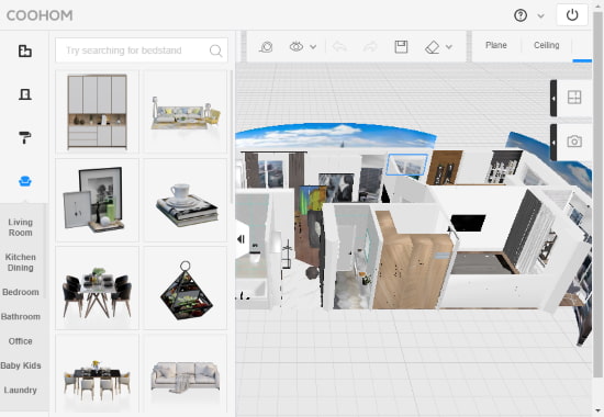 Coohom-Cara Membuat Desain Rumah 3D Secara Online