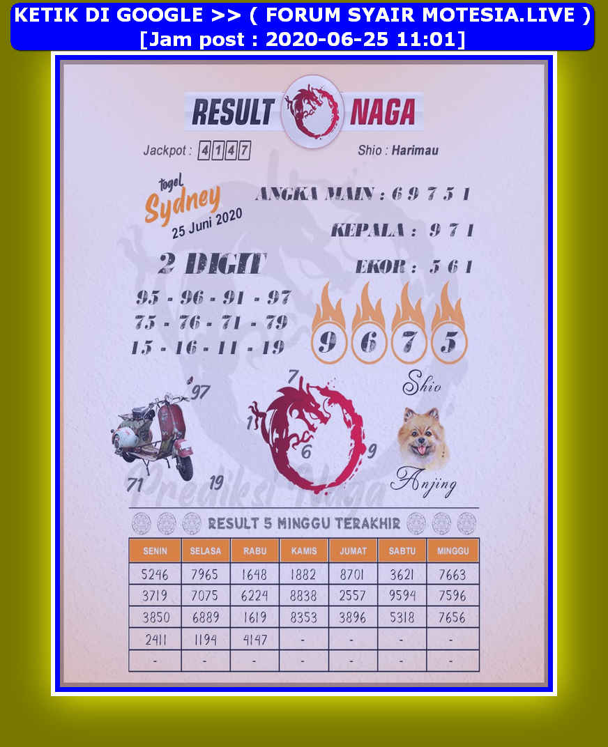 Kode Syair Sydney 25 Juni 2020 Forum Syair Togel Hongkong Singapura Sydney Kode Syair Sydney 25 Juni 2020 Forum Syair Togel Hongkong Singapura Sydney