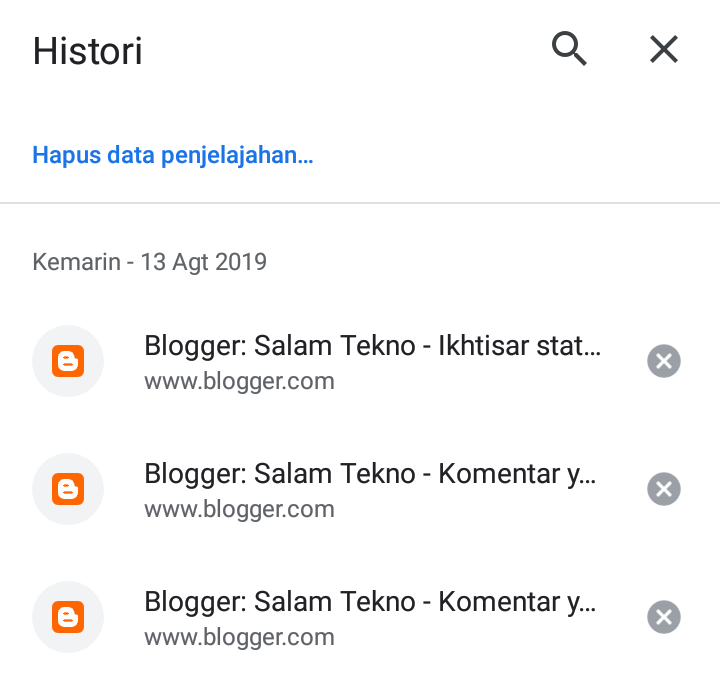 Cara Melihat History Google Chrome di Android, Komputer, dan yang Sudah