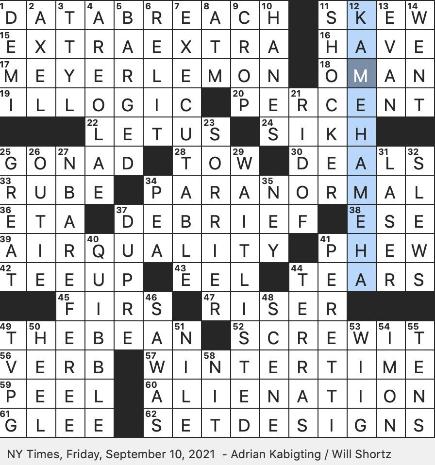 0110-21 NY Times Crossword 10 Jan 21, Sunday 