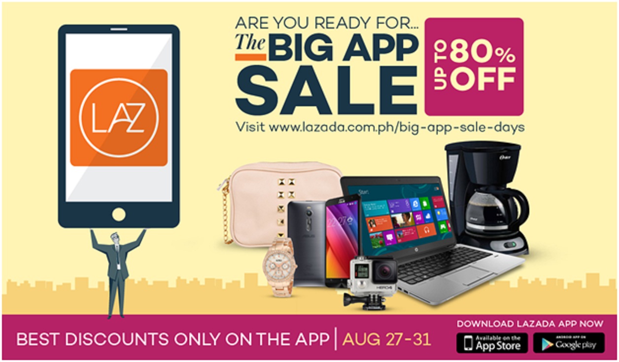 The Lazada Big App Sale: A Shopping Treat for all those Shoppers On-The-Go! ~ Wazzup Pilipinas ...