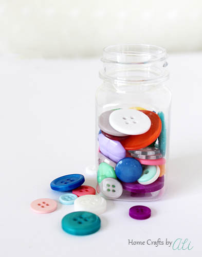 colorful buttons in different sizes