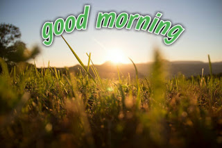 Good morning images for whatsapp in hindi by sunset 