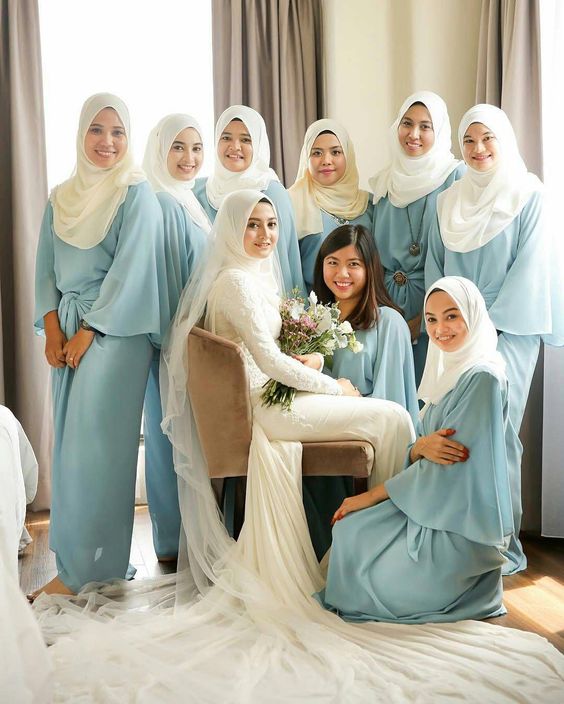 Hijab Bridesmaids Dresses For A Modest Wedding Life Decor Fashion