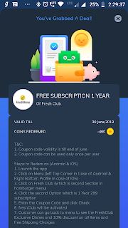 (*MX Player Tricks*) FRESHMENU Free Subscription 1 Year*