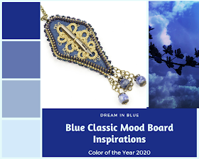 Nib necklace - Classic Blue