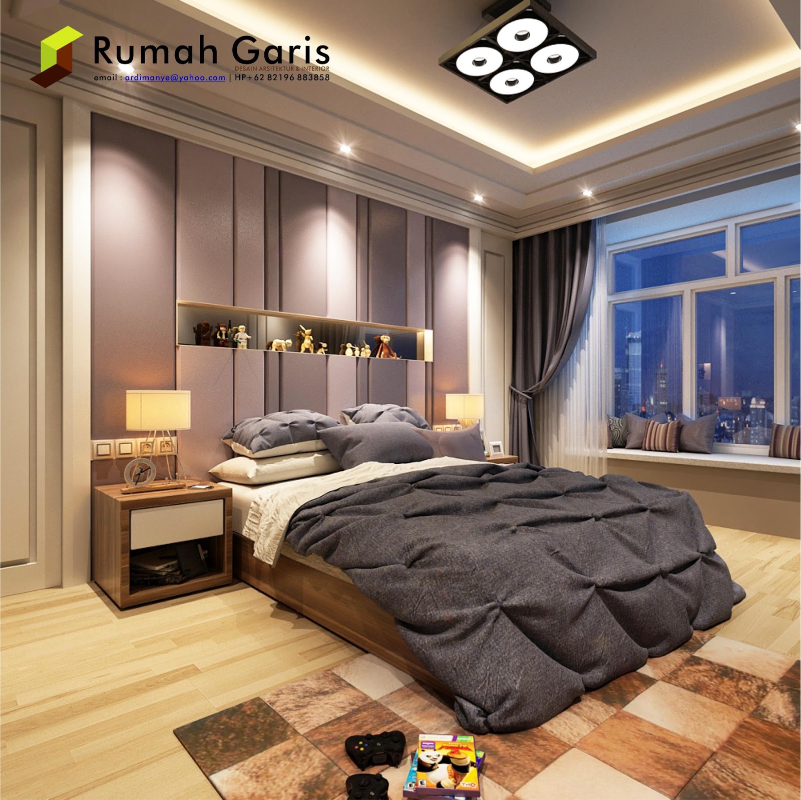 Contoh Desain Kamar Tidur Cerminan