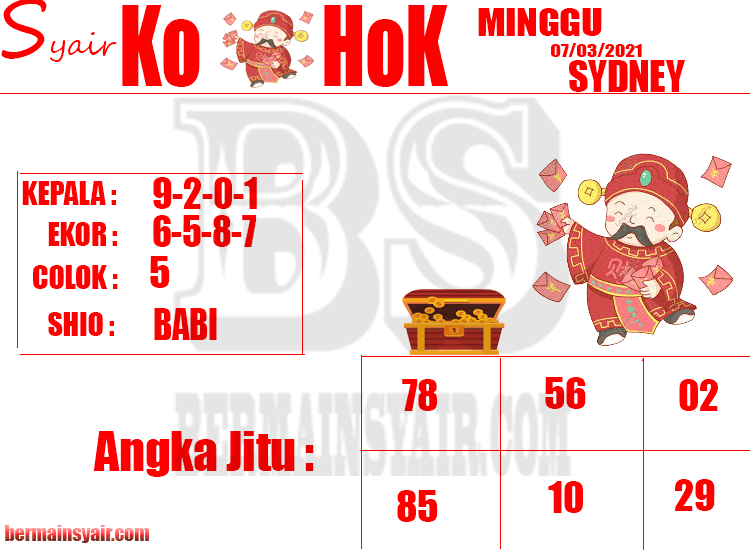 Nagasaon Minggu Syair Sidney 07032021 Nagasaon HK