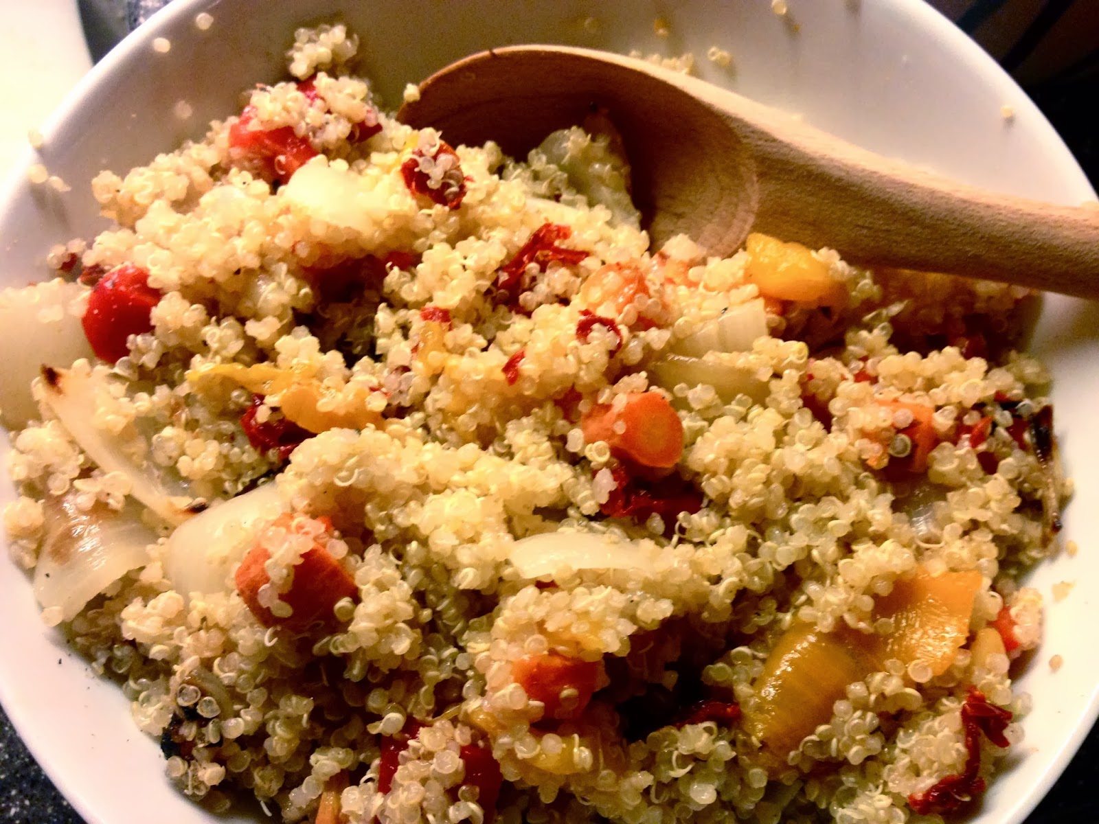 Rococoa Kitchen: Quinoa with Roasted Vegetables