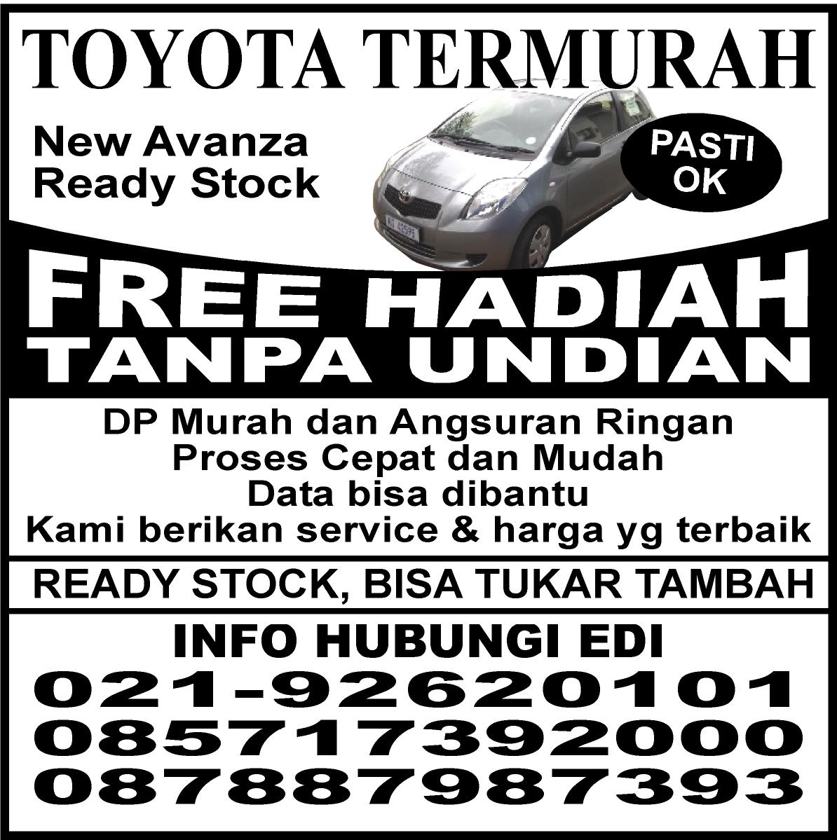 Iklan Baris Poskota Jual Mobil