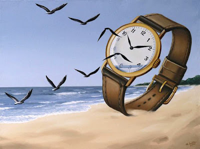 El surrealismo de Mihai Criste. Reloj en la playa