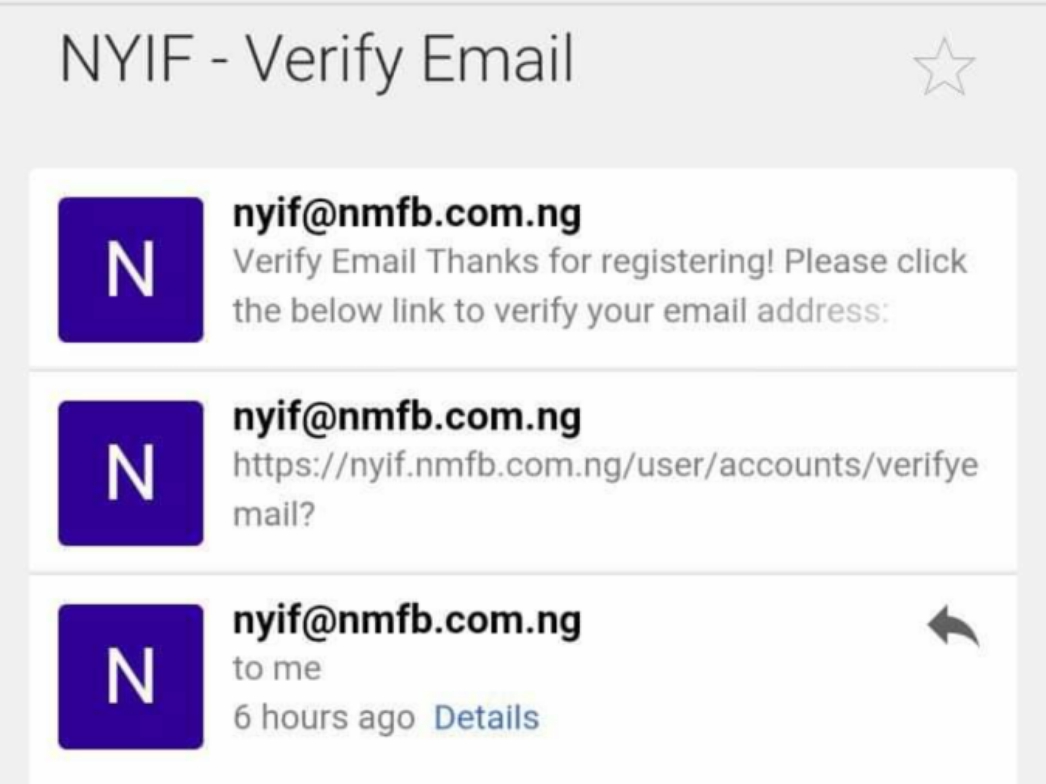 NYIF: Read This If You're Yet To Receive Email From NMFB For NYIF Loan