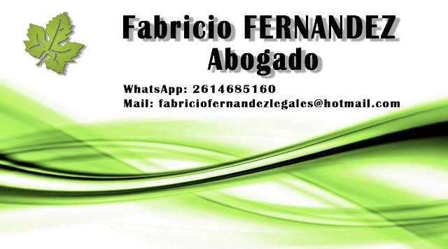 WhatsApp: Dr. Fernandez Fabricio. Abogado de Mendoza