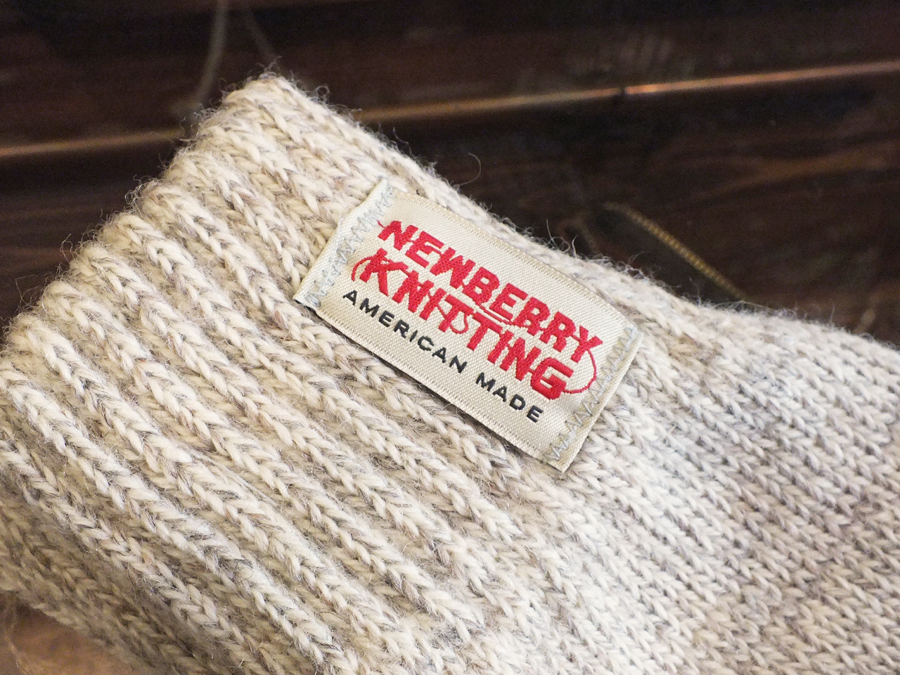 NEWBERRY KNITTING DEERSKIN×WOOL GLOVE