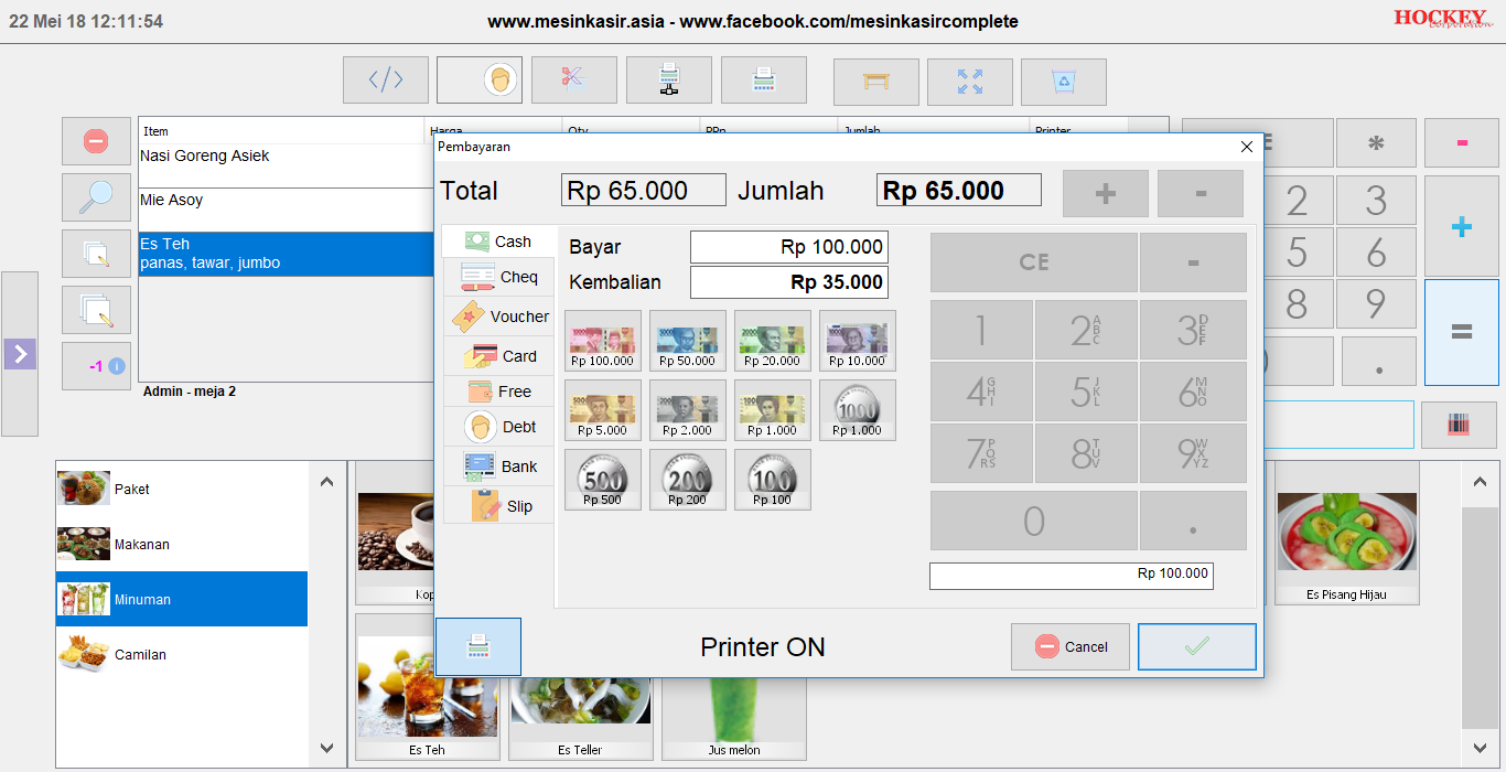 TOUCHSCREEN RETAIL SHOP RESTO touchscreen, shop, retail, resto, cafe, restaurant, restoran, toko, minimarket, mesin kasir, software, program, aplikasi, system, online