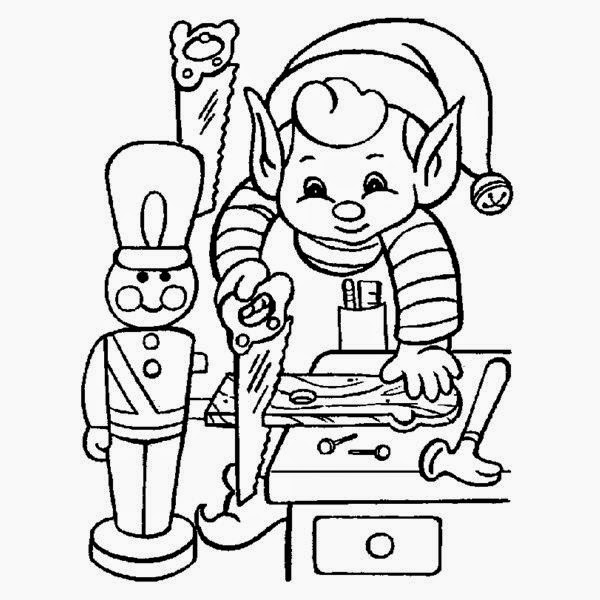 Christmas elf coloring pages coloring.filminspector.com