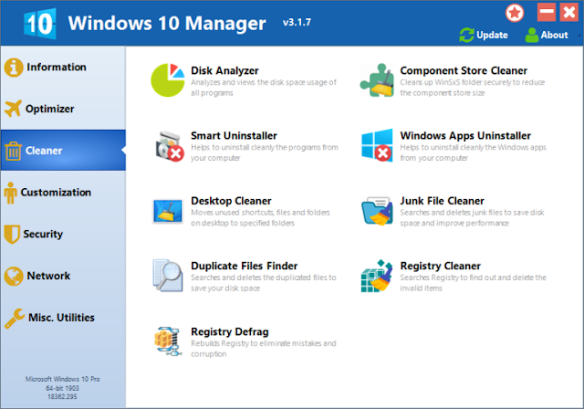 Yamicsoft Windows 10 Manager 3.5.4 com Crack