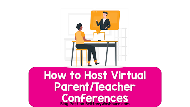 Are some (or even all) of your parent teacher conferences online this time around?  Here are a few tips to help you get through them!