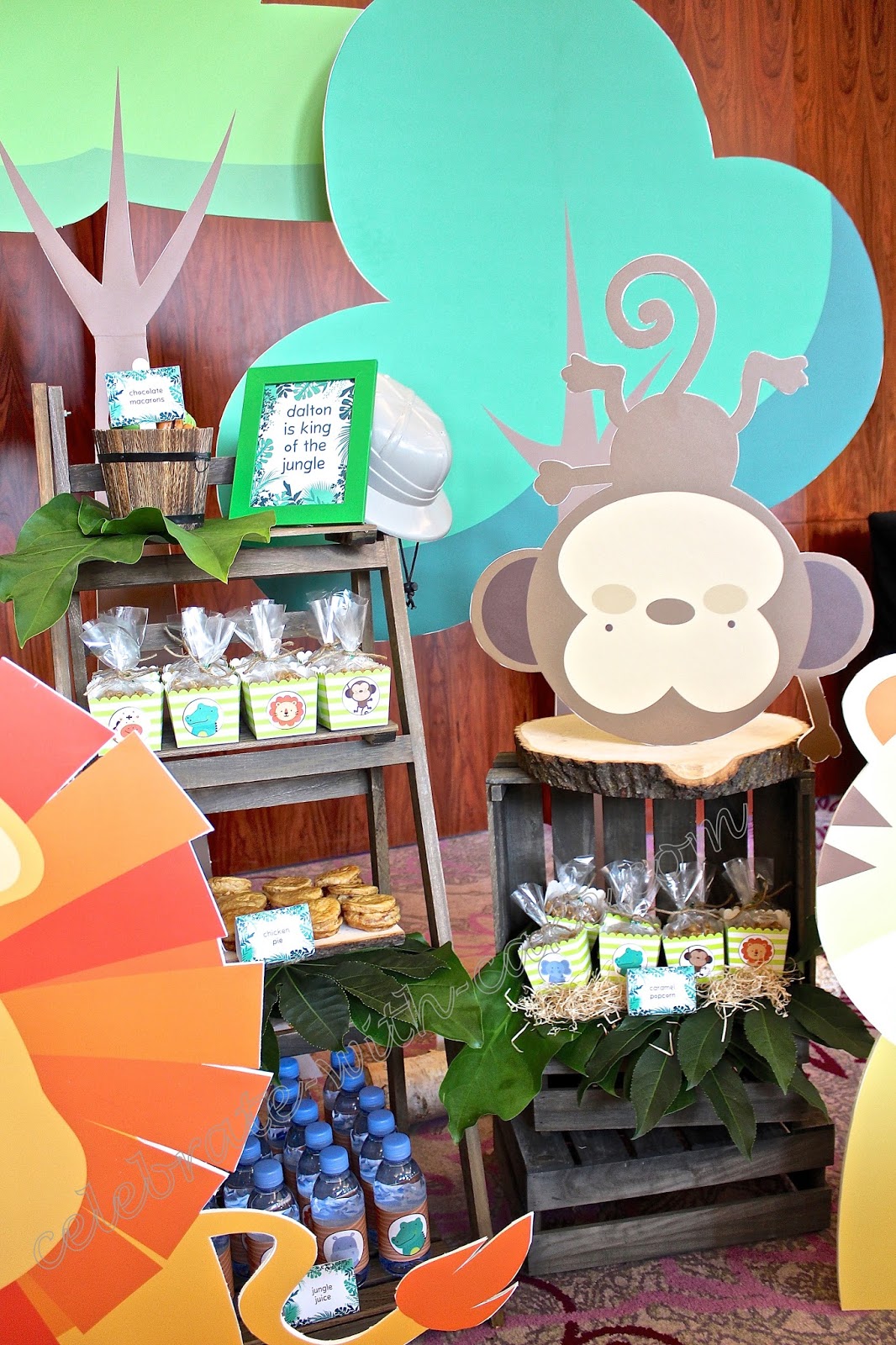 Safari Themed Dessert Table (please click post for more pictures)