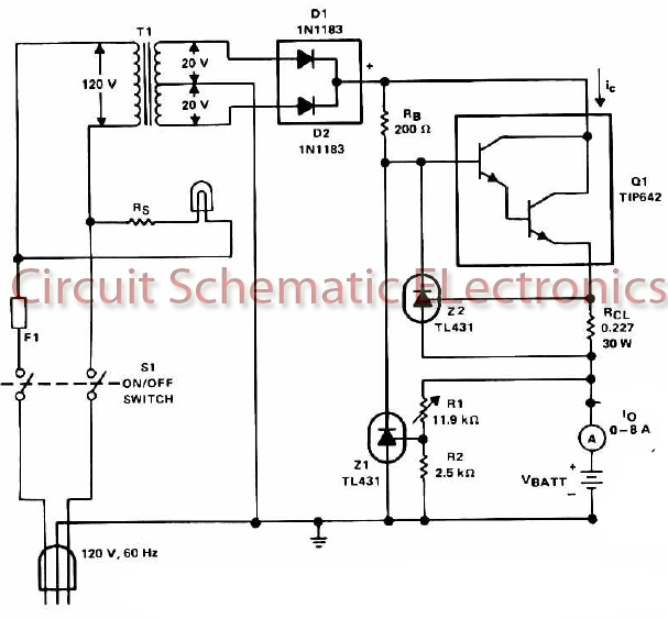Battery charger circuit Electronic Circuit