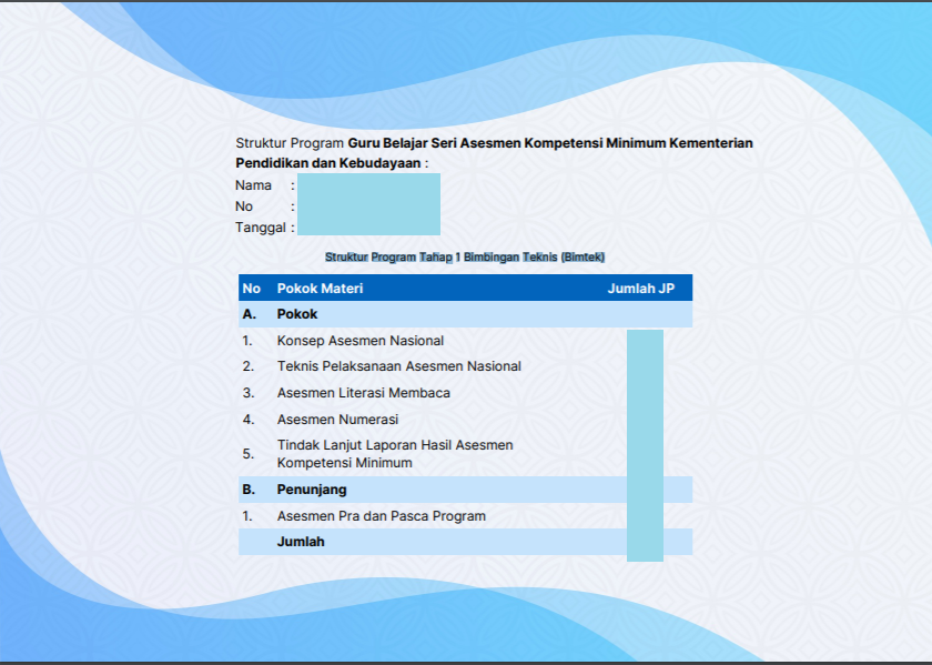 Cara Unduh Sertifikat Bimtek Guru Belajar Seri Akm Info Pendidikan Terbaru
