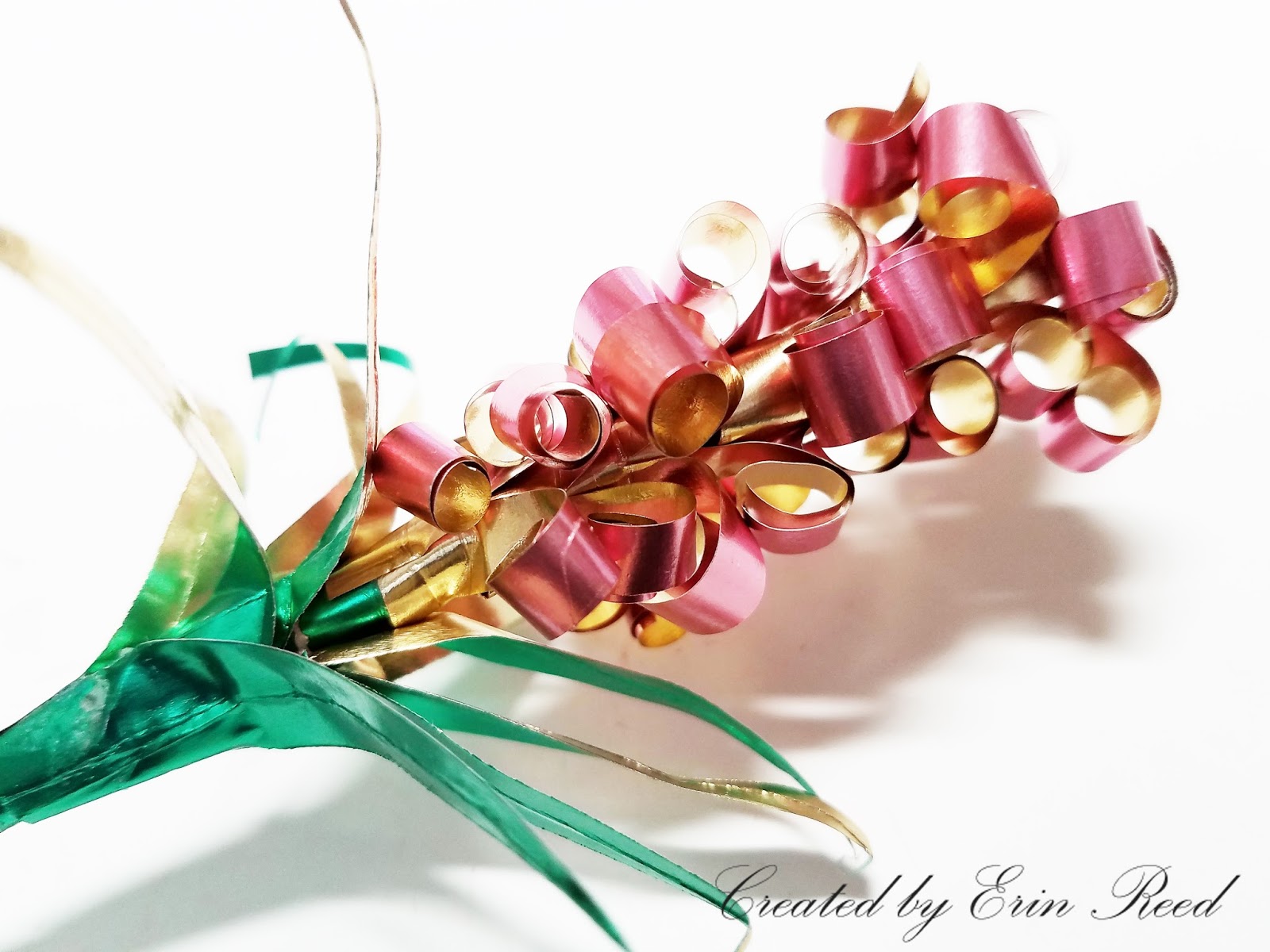 Erin Reed Makes DIY Hyacinth Foil Flowers **Rinea & Beacon**