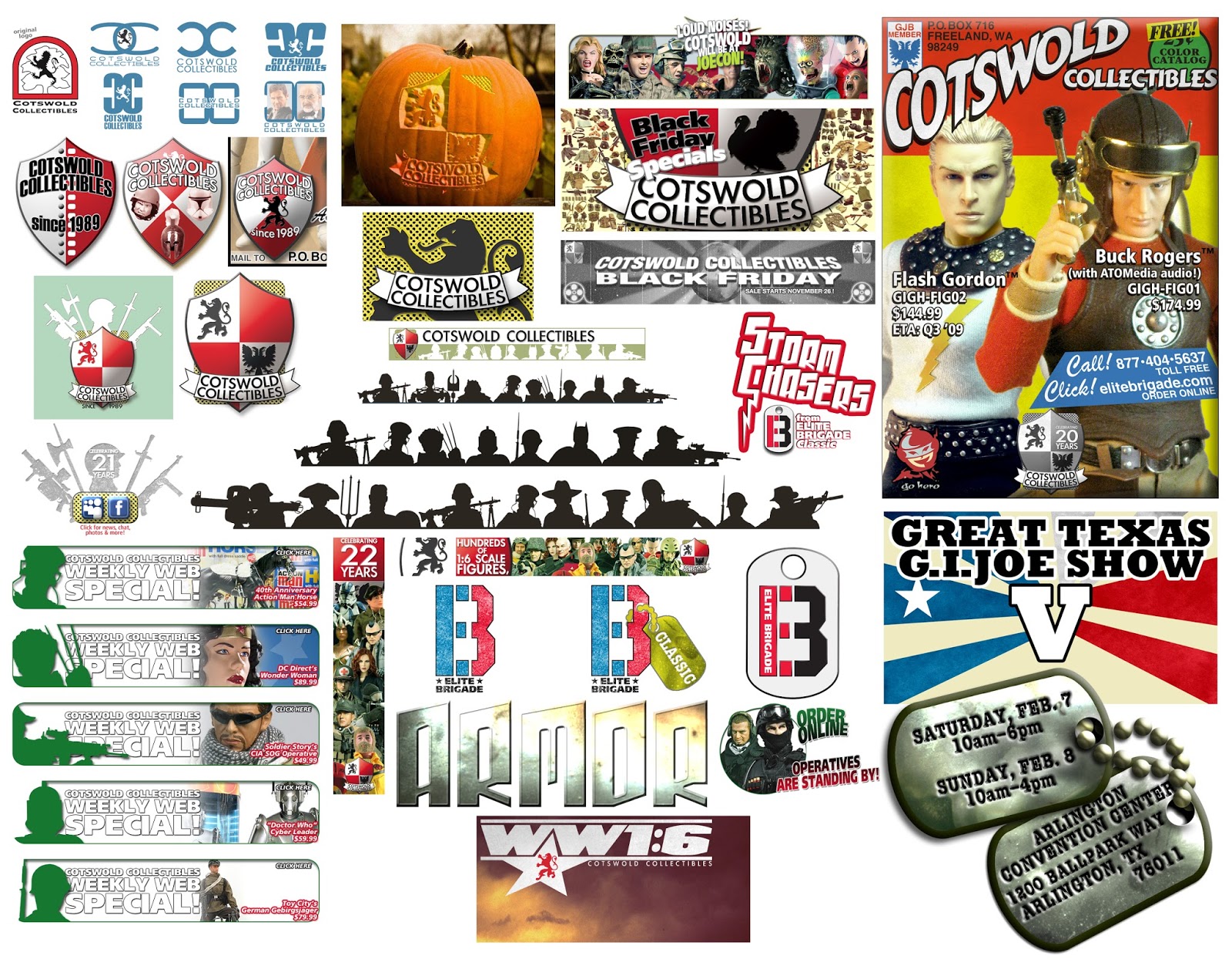 halfmoth flits Logo Design, part 1 Cotswold Collectibles