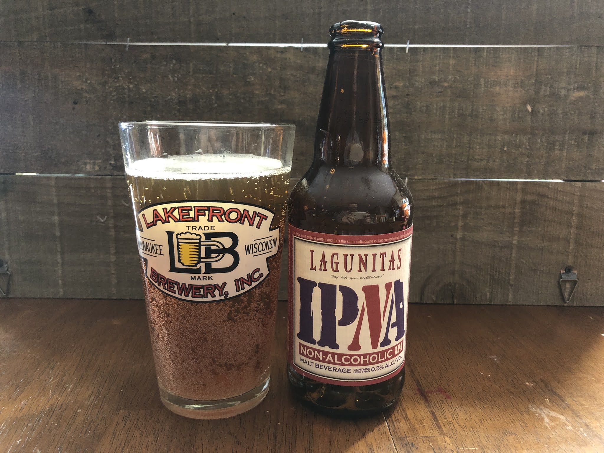 Lagunitas IPNA (Non Alcoholic IPA) Review. 15 January 2021.