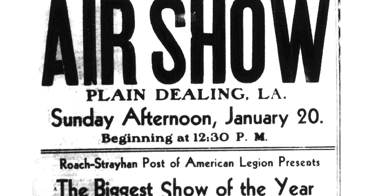 Bossier Parish Libraries History Center McKellar Landing Field