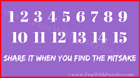 1 2 3 4 5 6 7 8 9 10 11 12 13 14 15 Share it when you find the mitsake